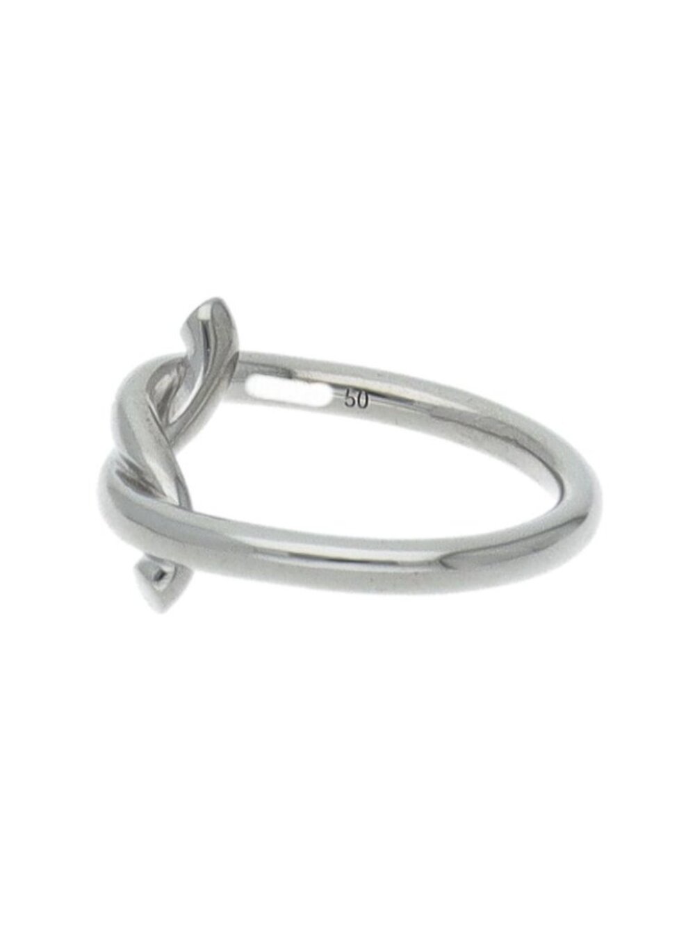 Cartier Entrelace Twist Ring 18k White Gold - Picture 4 of 7